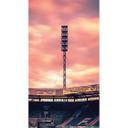 Fototapet FC Hansa Rostock - Floodlight Mast - 144x260 cm