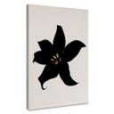 Lienzo Kubistika - Orquídea oscura
