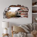 3D Wallsticker Gamle rustne biler