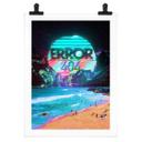 Plakat Error 404 på stranden - Nicebleed