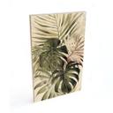 Cuadro de madera hojas tropicales boho - Haase
