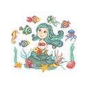 Sticker mural - Sirène 02