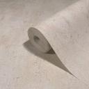 Ensfarvet tapet, non-woven vægbeklædning Novamur Yvi beige