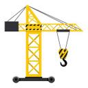 Muursticker Constructie Kraan