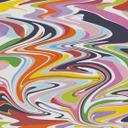 ColourCircles1 tapet i grønlilla - non-woven tapet Designwalls 2 - 2,55 x 3,5 m