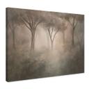Canvas schilderij Bosmagie in de ochtendnevel Beige - Ms Tiff
