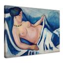 Lienzo Macke - Desnudo femenino recostado