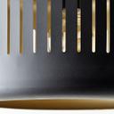 Pendelleuchte Silvio, gold, 120 x 38 cm, Metall Pendellampe, dimmbar