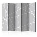 Screen room divider - Moderne edderkoppespind, 3-delt