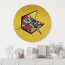 vægdekoration Make-up palet i stil med Piet Mondrian - Pozdniakov – print på aluminium