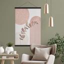 Tekstil plakat Moss - Boho Pink