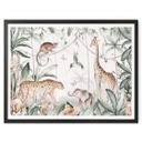 Póster Animales en la jungla - Póster infantil - Kvilis