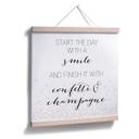Póster Confetti & Cream - Empiece el día con una sonrisa
