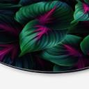 Dibond vægdekoration Farverige jungleplanter - Paksoylu – print på aluminium (Alu-Dibond)