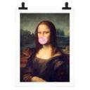 Plakat Taudalpoi - Mona Lisa med tyggegummi