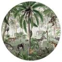Fototapet - Rundt Kikki Belle - Jungle Search billede - vliesetapet/selvklæbende non-woven tapet