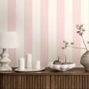 A.S. Création Trendwall 2 - Papier peint intissé à rayures, rosé