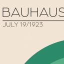 Fotomural Bauhaus Mavi Daire - Tunaboylu