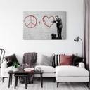 Canvasbillede Banksy - Peaceful Hearts Doctor