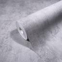 Non-woven tapet i betonlook ensfarvet grå Tekstur 