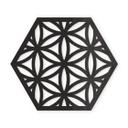 Decoración acrílica hexágono flor de la vida