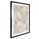 Póster pájaros entre flores blancas - Diseños ONU