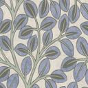 Papier peint intissé botanique - design de feuilles discret en taupe & gris pierre