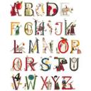 Muursticker Leffler - Alfabet