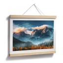 Póster Paisaje otoñal en la cima del Triglav en los Alpes Julianos