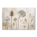 Tableau sur verre Disher - fleurs séchées