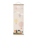 Póster de tela Globos aerostáticos de colores en el cielo - Lisboa - Panorama