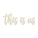 Træbogstaver - Poppel - This is us