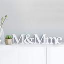 Lettre décorative - 3D M&Mme