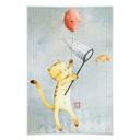 Poster - Loske - Chat avec ballon