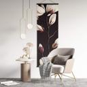 Póster de tela Noble magnolia en flor - Estandarte de flores panorama - Treechild