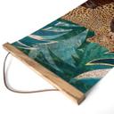 Póster de tela leopardo en selva verde esmeralda - Manovski - Panorama