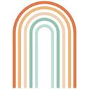 Wallsticker Rainbow Boho