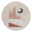 Tableau sur alu-Dibond rond Orara Studio - Paysage nocturne