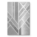 Geborsteld Alu-Dibond met goud-, zilver- & kopereffect - Art deco gouden geometrie - Fredriksson