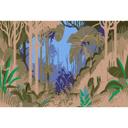 Jungle Dawn Wallpaper Mural - Stemningsfuldt non-woven tapet med tropisk skovmotiv