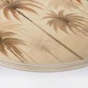 Cuadro de madera Paisaje tropical con palmeras - Haase - Redondo