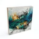 Billede af træ til at sætte op - Former og struktur - Fedrau - 15x15 cm
