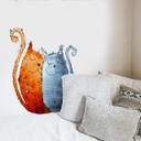 Muursticker Hagenmeyer - Cats in Love