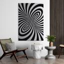 Geborsteld Alu-Dibond met goud-, zilver- & kopereffect - Optische retro-illusie