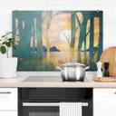 Stænkplade Skovens magi ved solnedgang - SpaceFrog Designs