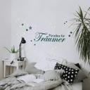 Sticker mural - Paradis pour les rêveurs + étoiles fluorescentes