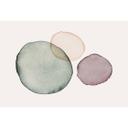 Livingwalls papier peint photo ARTist Calm avec motif aquarelle crème, vert, orange, violet