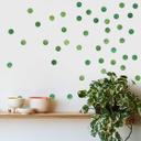 Muursticker set stippen - Groen (50 stickers)