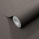 Papel pintado no tejido con textura longitudinal fina en gris