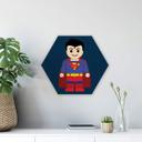 Hexagon - Alu-Dibond - Gomes - Superman legetøj